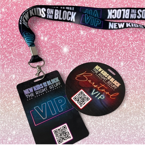 New Kids on the block VIP Lanyard Set #newkidsontheblock #blockheads - Picture 1 of 3